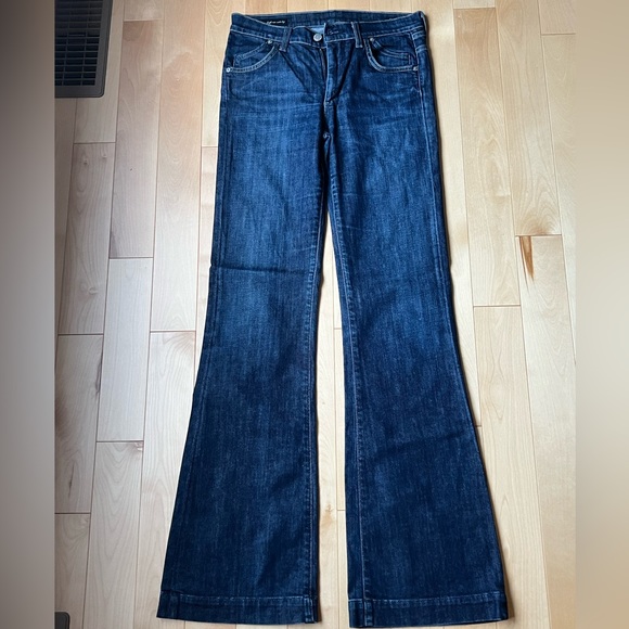 SOLD!!! Citizens of Humanity jeans 27x34 Hutton high rise wide leg - Picture 2 of 10